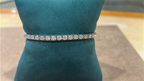 Bracciale Namuri TENNIS V in Oro Diamante 5 Ct BR01-500V - BR01-500V